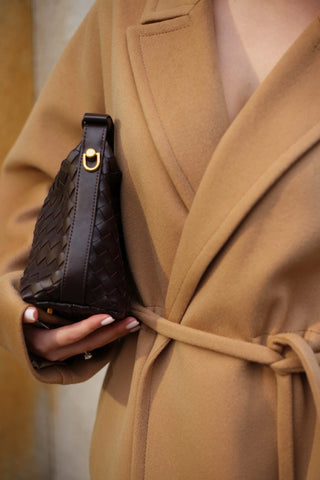 Camel wool coat