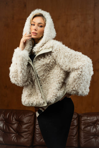 Sheepskin coat