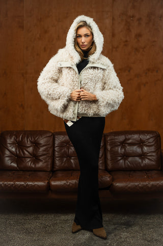 Sheepskin coat