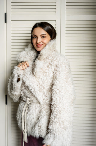 Sheepskin coat