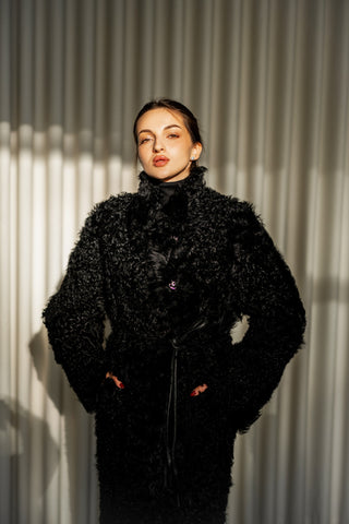 Sheepskin coat