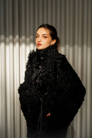 Sheepskin coat