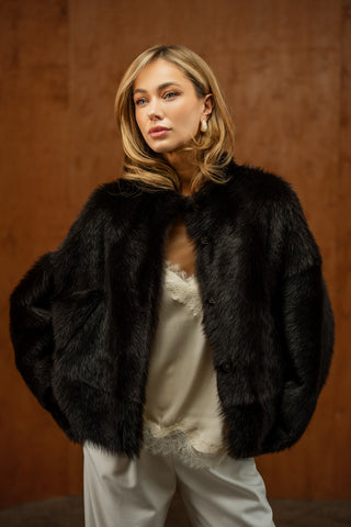 Sheepskin coat