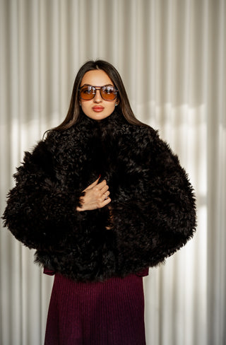 Sheepskin coat