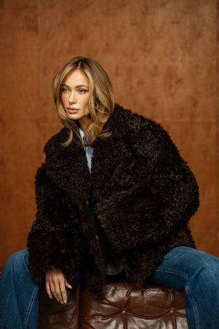 Sheepskin coat