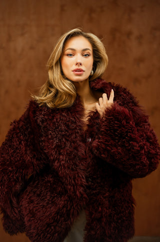 Sheepskin coat