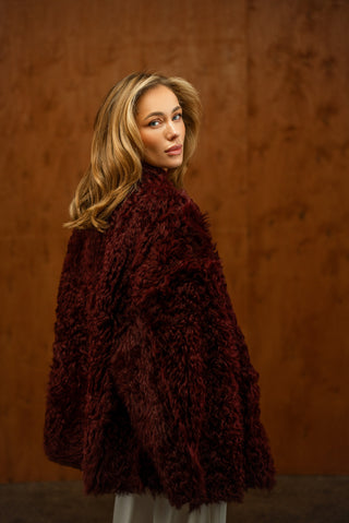 Sheepskin coat