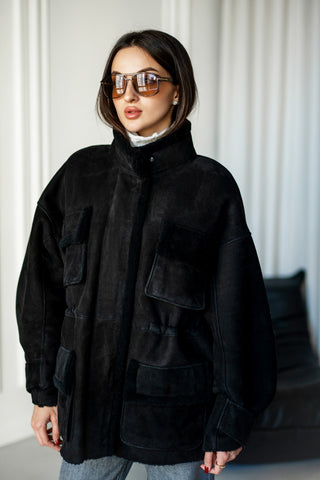Sheepskin coat