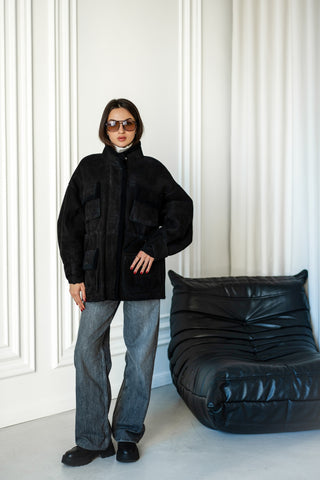 Sheepskin coat