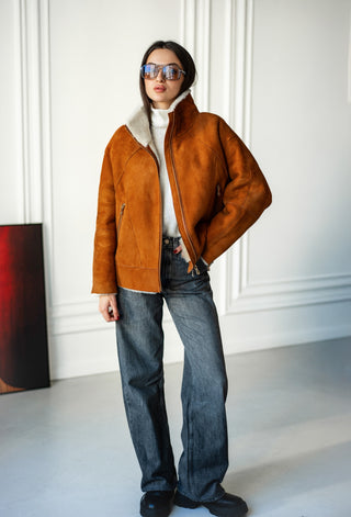 Sheepskin coat