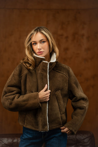 Sheepskin coat