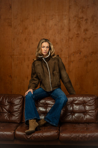 Sheepskin coat