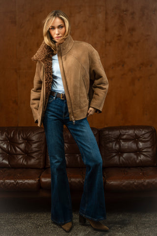 Sheepskin coat