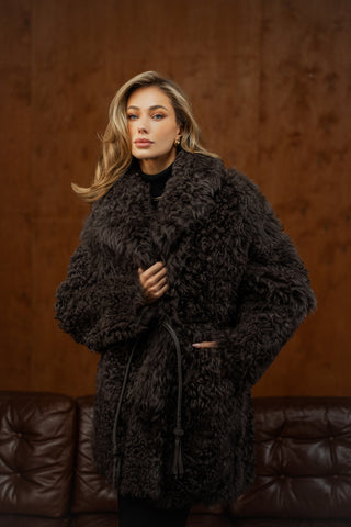 Sheepskin coat